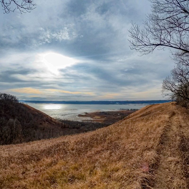 Rush Creek Bluff, Overlooking the Mississippi River